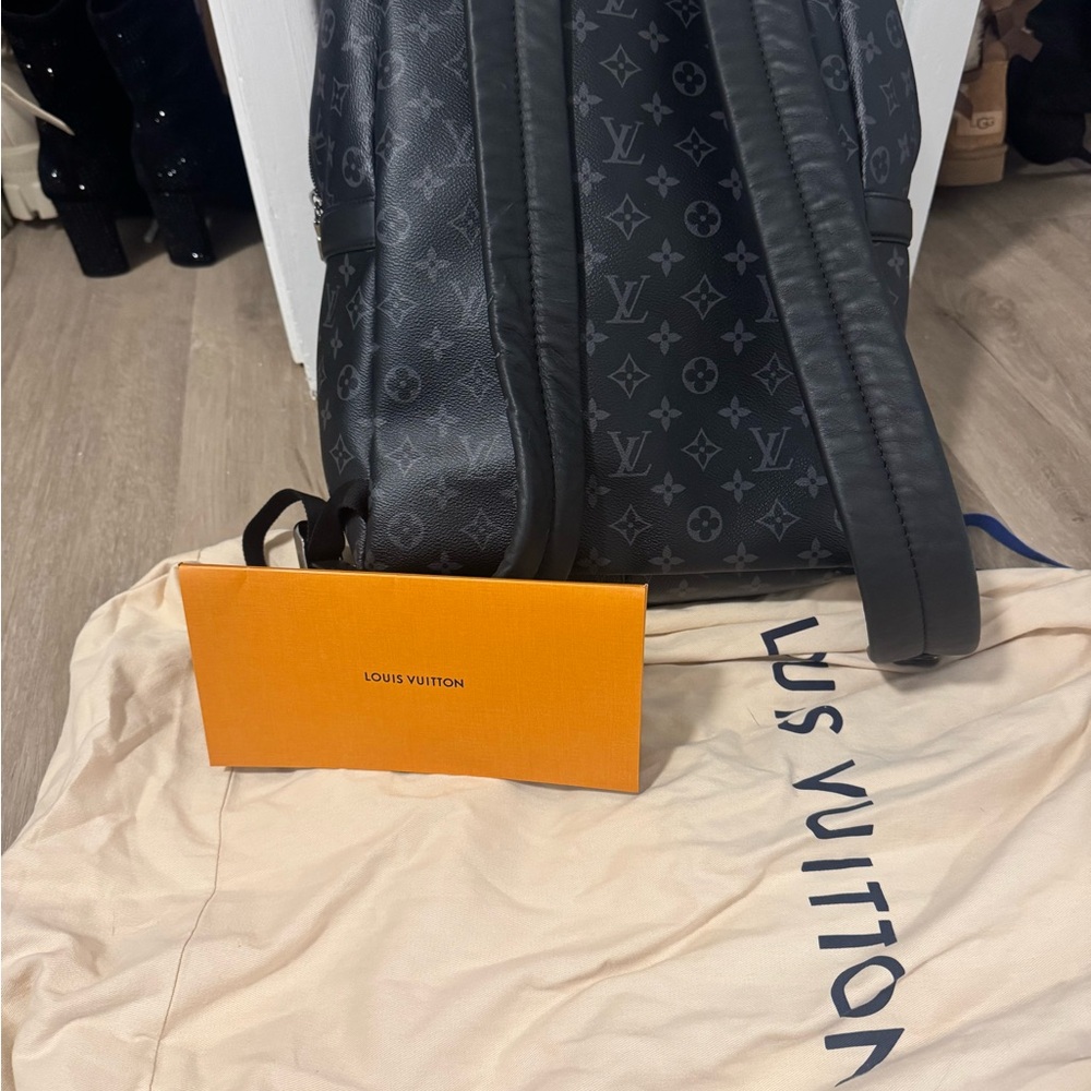 Louis Vuitton Black Monogram Men's Backpack - Picture 4 of 4